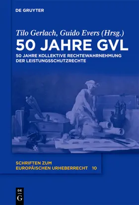 Gerlach / Evers | 50 Jahre GVL | E-Book | www2.sack.de