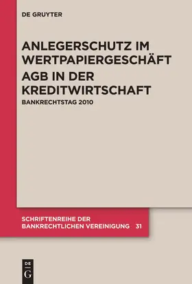  Anlegerschutz im Wertpapiergeschäft. AGB in der Kreditwirtschaft | Buch |  Sack Fachmedien