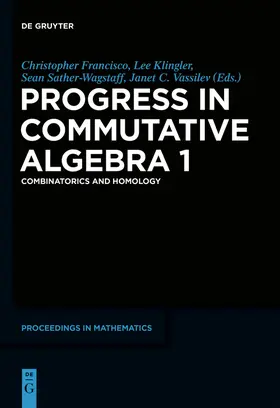 Vassilev / Francisco / Sather-Wagstaff |  Progress in Commutative Algebra 1 | Buch |  Sack Fachmedien