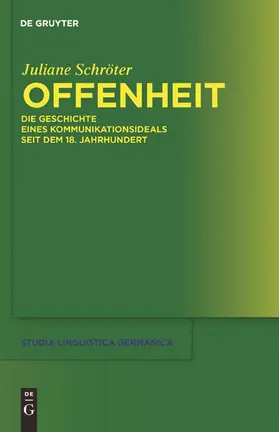 Schröter |  Offenheit | Buch |  Sack Fachmedien