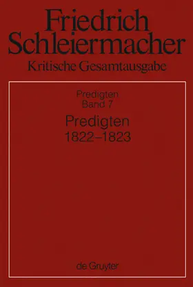 Kunz |  Predigten 1822-1823 | eBook | Sack Fachmedien