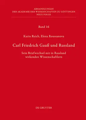 Reich / Roussanova |  Carl Friedrich Gauß und Russland | Buch |  Sack Fachmedien