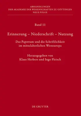 Herbers / Fleisch |  Erinnerung – Niederschrift – Nutzung | eBook | Sack Fachmedien