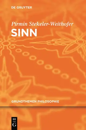 Stekeler-Weithofer |  Sinn | Buch |  Sack Fachmedien