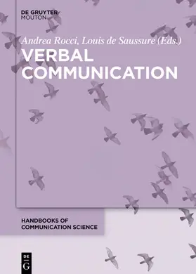 Rocci / Saussure |  Verbal Communication | eBook | Sack Fachmedien