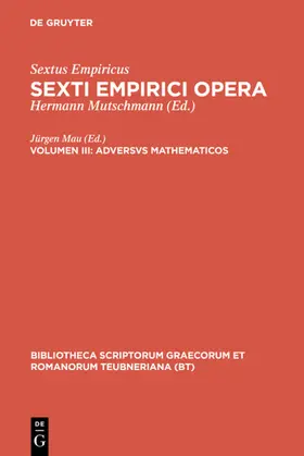 Sextus Empiricus / Mau |  Adversus mathematicos | eBook | Sack Fachmedien