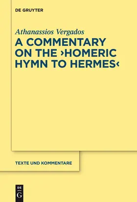 Vergados |  The "Homeric Hymn to Hermes" | Buch |  Sack Fachmedien
