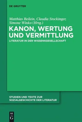 Beilein / Stockinger / Winko | Kanon, Wertung und Vermittlung | E-Book | sack.de