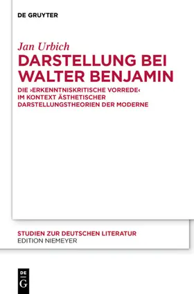 Urbich |  Darstellung bei Walter Benjamin | Buch |  Sack Fachmedien