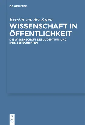 Krone | Wissenschaft in Öffentlichkeit | Buch | 978-3-11-026613-9 | www2.sack.de