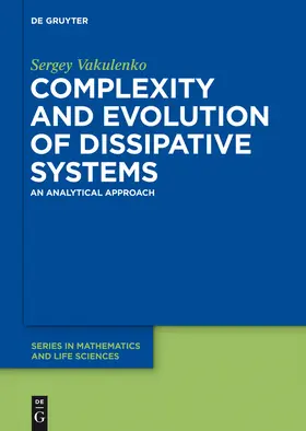 Vakulenko |  Complexity and Evolution of Dissipative Systems | Buch |  Sack Fachmedien
