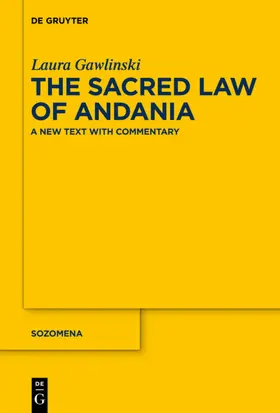 Gawlinski |  The Sacred Law of Andania | eBook | Sack Fachmedien