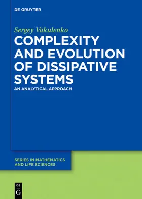 Vakulenko | Complexity and Evolution of Dissipative Systems | E-Book | sack.de