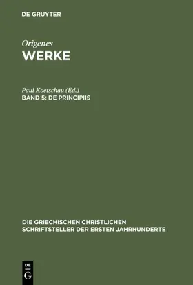 Koetschau | De Principiis | E-Book | www2.sack.de