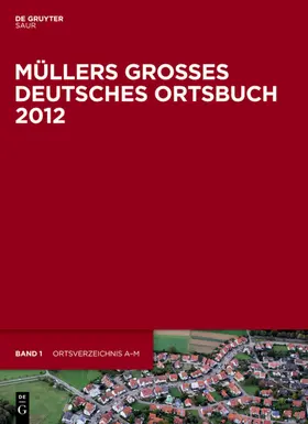  Müllers Großes Deutsches Ortsbuch 2012 | eBook | Sack Fachmedien