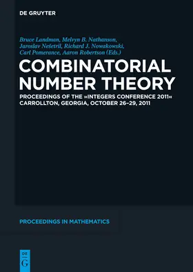 Robertson / Landman / Pomerance |  Combinatorial Number Theory | Buch |  Sack Fachmedien