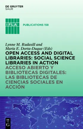 Rudasill / Dorta-Duque |  Open Access and Digital Libraries | eBook | Sack Fachmedien