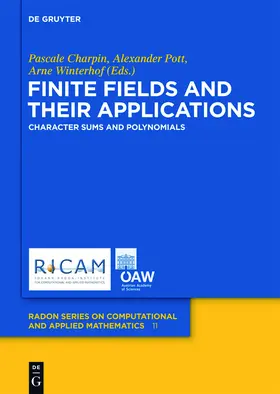 Charpin / Pott / Winterhof |  Finite Fields and Their Applications | Buch |  Sack Fachmedien