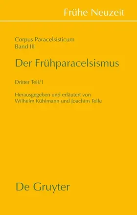 Kühlmann / Telle |  Der Frühparacelsismus / Teil 3 | eBook | Sack Fachmedien
