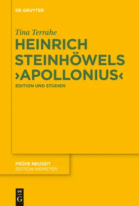 Terrahe |  Heinrich Steinhöwels ¿Apollonius¿ | Buch |  Sack Fachmedien