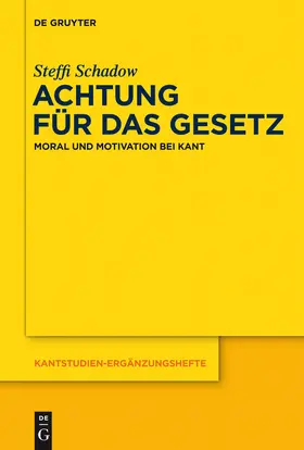 Schadow |  Achtung für das Gesetz | Buch |  Sack Fachmedien