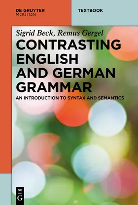 Beck / Gergel |  Contrasting English and German Grammar | Buch |  Sack Fachmedien