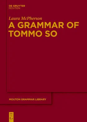 McPherson |  A Grammar of Tommo So | eBook | Sack Fachmedien