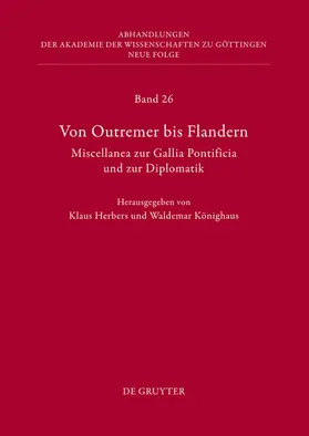 Herbers / Könighaus |  Von Outremer bis Flandern | Buch |  Sack Fachmedien