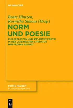 Hintzen / Simons |  Norm und Poesie | Buch |  Sack Fachmedien