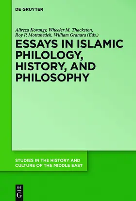 Korangy / Granara / Mottahedeh |  Essays in Islamic Philology, History, and Philosophy | Buch |  Sack Fachmedien