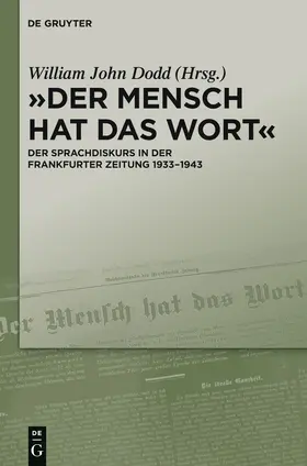 Dodd |  "Der Mensch hat das Wort" | Buch |  Sack Fachmedien
