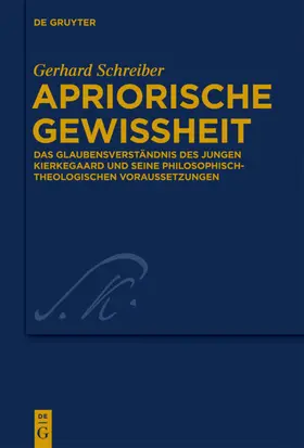 Schreiber |  Apriorische Gewissheit | eBook | Sack Fachmedien