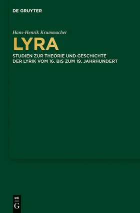 Krummacher | Lyra | Buch | 978-3-11-031835-7 | sack.de
