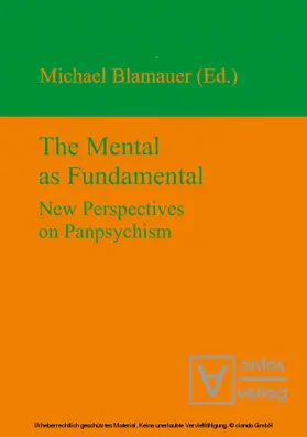 Blamauer | The Mental as Fundamental | E-Book | sack.de