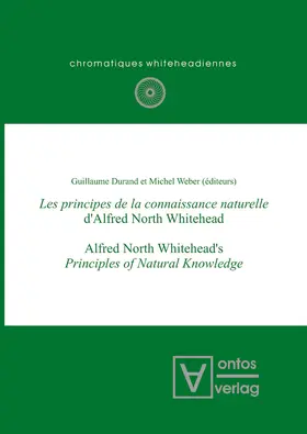 Weber / Durand |  Les principes de la connaissance naturelle d'Alfred North Whitehead | Buch |  Sack Fachmedien