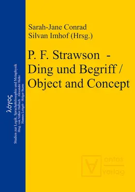 Imhof / Conrad |  P. F. Strawson ¿ Ding und Begriff / Object and Concept | Buch |  Sack Fachmedien