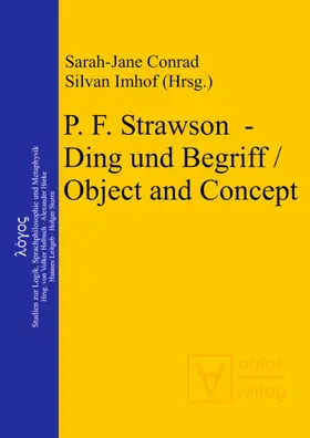 Conrad / Imhof |  P. F. Strawson – Ding und Begriff / Object and Concept | eBook | Sack Fachmedien