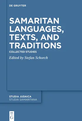 Schorch | Samaritan Languages, Texts, and Traditions | E-Book | www2.sack.de