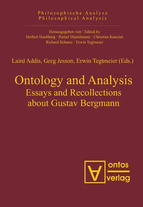 Addis / Tegtmeier / Jesson |  Ontology and Analysis | Buch |  Sack Fachmedien