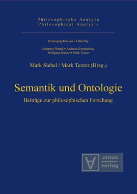 Siebel / Textor |  Semantik und Ontologie | eBook | Sack Fachmedien