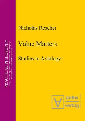 Rescher |  Value Matters | Buch |  Sack Fachmedien