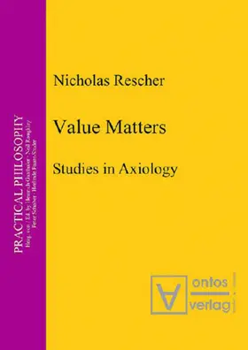 Rescher | Value Matters | E-Book | www2.sack.de