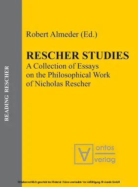 Almeder |  Rescher Studies | eBook | Sack Fachmedien