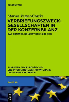 Vesper-Gräske |  Verbriefungszweckgesellschaften in der Konzernbilanz | eBook | Sack Fachmedien