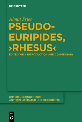 Fries | Pseudo-Euripides, "Rhesus" | E-Book | sack.de