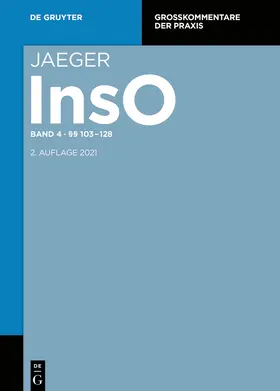 Giesen / Jacoby / Jaeger |  §§ 103-128 | Buch |  Sack Fachmedien