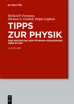 Feynman / Gottlieb / Leighton |  Tipps zur Physik | Buch |  Sack Fachmedien