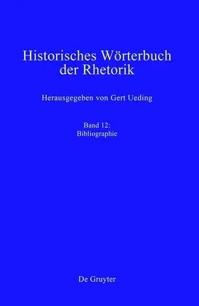 Ueding |  Bibliographie | Buch |  Sack Fachmedien