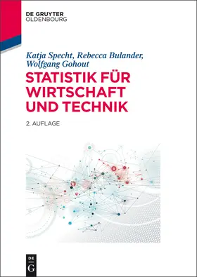 Specht / Gohout / Bulander |  Statistik für Wirtschaft und Technik | Buch |  Sack Fachmedien