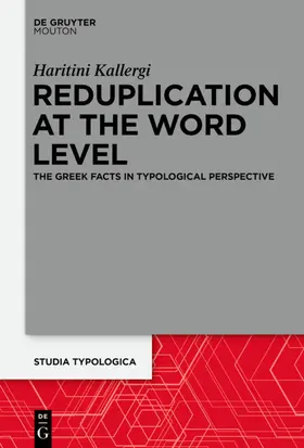 Kallergi | Reduplication at the Word Level | E-Book | sack.de
